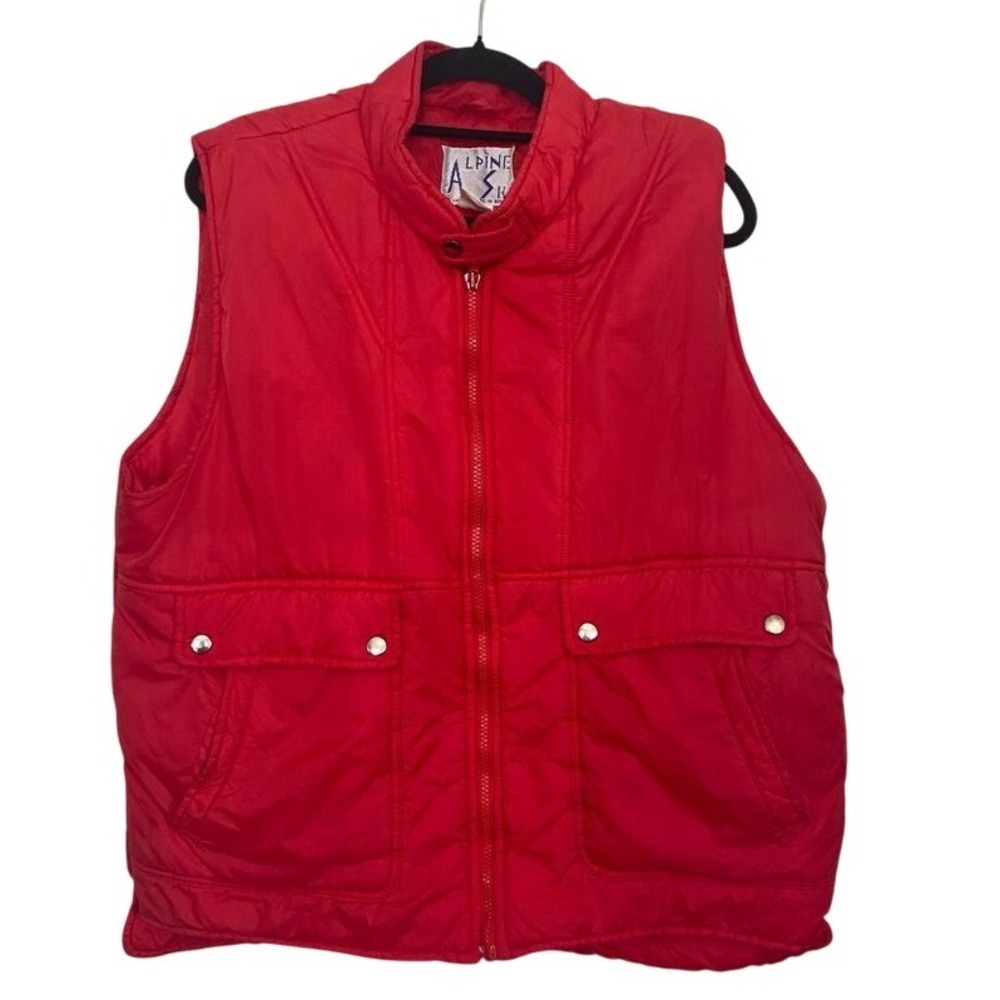 Alpine Ski Red Men's Vest Size‎ XL